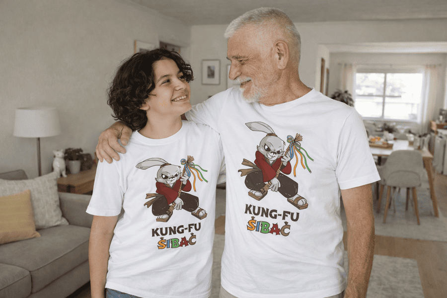 tričká veľkonočný set Kung-Fu šibač mk